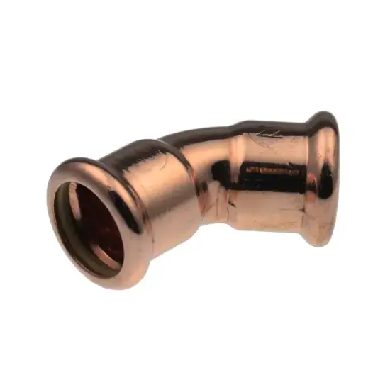 [11CY22BB] XPress Gas 22mm Elbow 45°