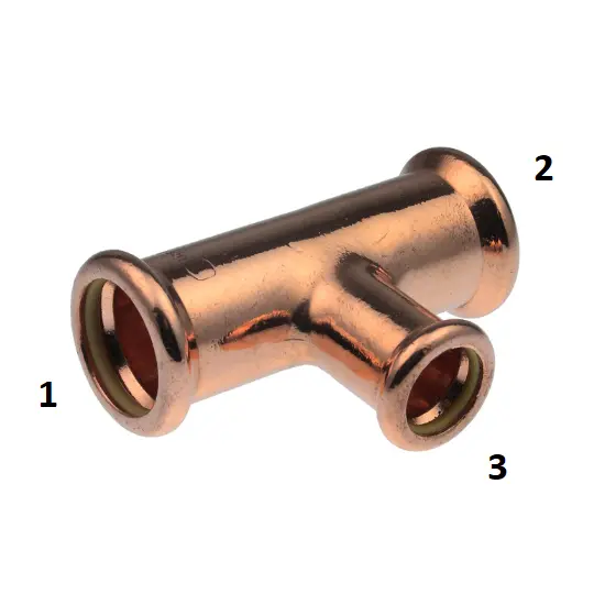 [11CY22FC15] XPress Gas 22 x 22 x 15 Centre Tee