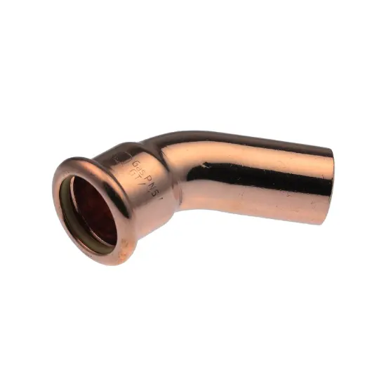 [11CY28BC] XPress Gas 28mm Spigot Elbow 45°