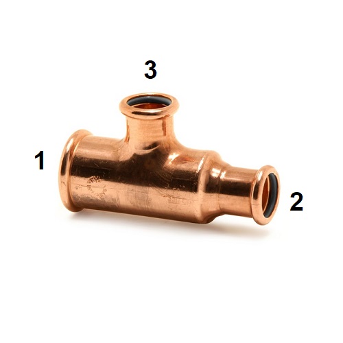 [11CX22FD15] XPress 22 x 15 x 15 Centre & End Tee