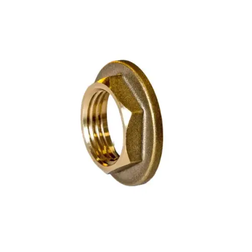 [11JB7BN] Brass Flanged Backnut 1 1/4"