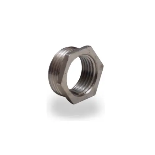 [11JB54D.CP] Chrome Hex Bush 3/4" x 1/2"