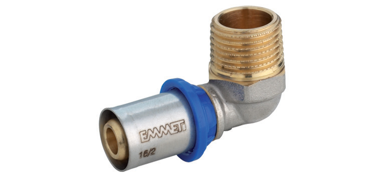 [11LE16MB4] ⌂ Gerpex TH.prof 16x1/2"Mi Elbow 28101342