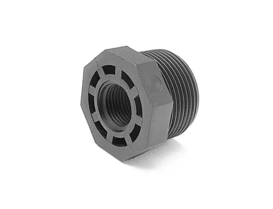 Mdpe PP BSP 3/4"Mi x 1/2"Fi Bush