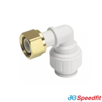 JG Speedfit 15 x 1/2" Tap connector Bent