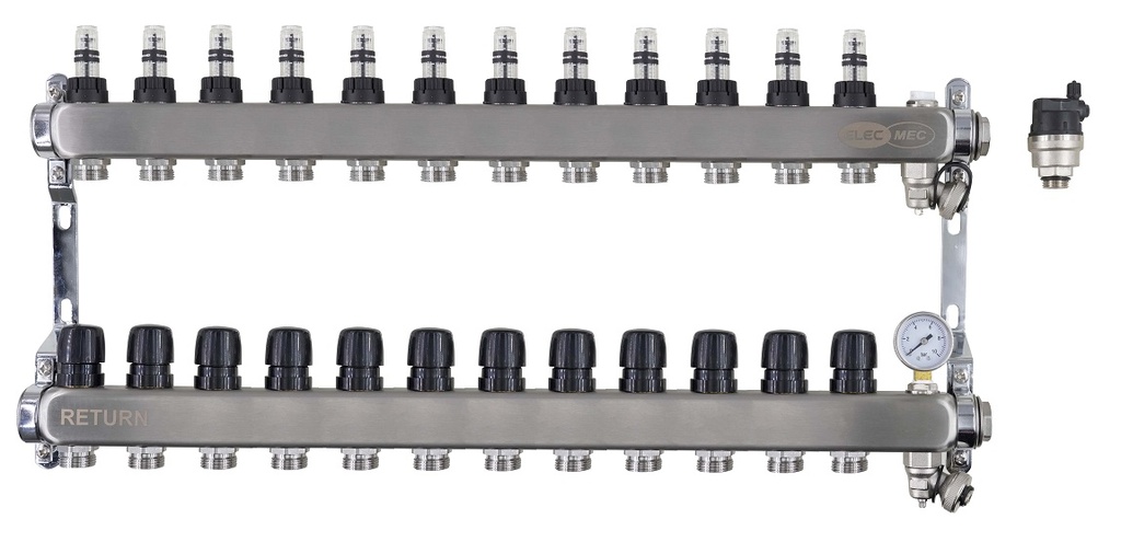 [11UHM12] HL UFH Manifold 12 Port