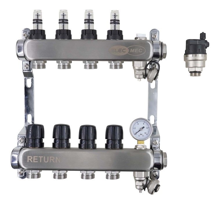 [11UHM4] HL UFH Manifold 4 Port