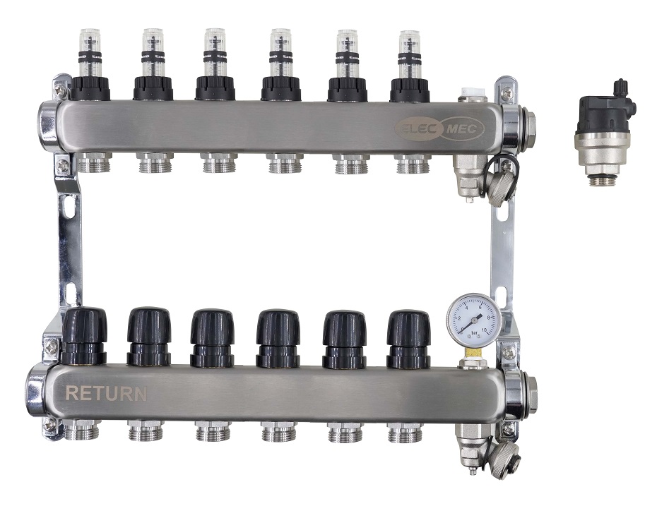 [11UHM6] HL UFH Manifold 6 Port