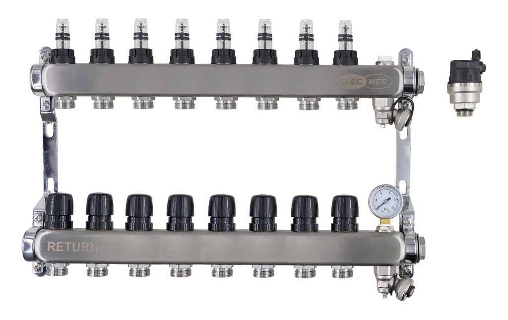 HL UFH Manifold 8 Port