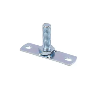 Rubber lined Steel Male Baseplate 10mm