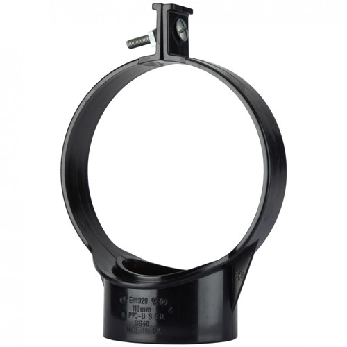 [128Gs-S] Solv 3" Black Boss Strap