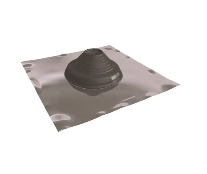 [127RFF4▲ᴰ] Roof Flashing Flat0-45° Allu 500x600