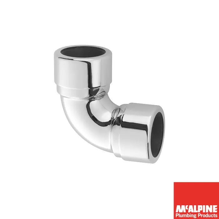 [12TCC3B🅼ᶜ35A-CB] McA Chrome Bend 35mm 90°🅼ᶜ35A-CB