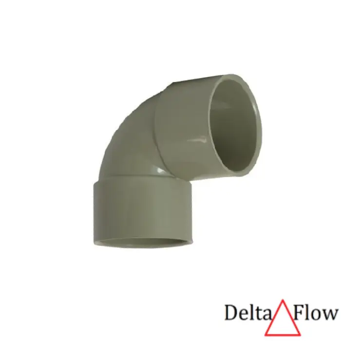 Solvent Waste 32mm Knuckle 90°⟁Grey