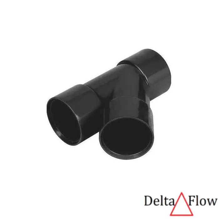 [123FY▲ᴱ] Solvent Waste 32mm Y.Branch 45°▲ᴱ  Blk