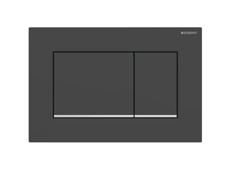 Sigma 20 Square Flush Plate MBLK/CP