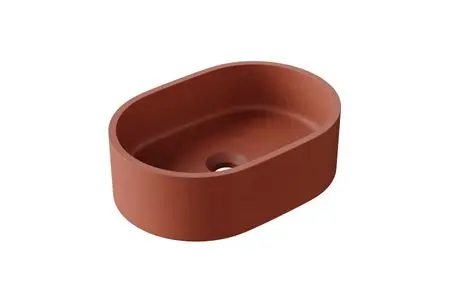 Entero 400 Pill Washbowl Brick Red