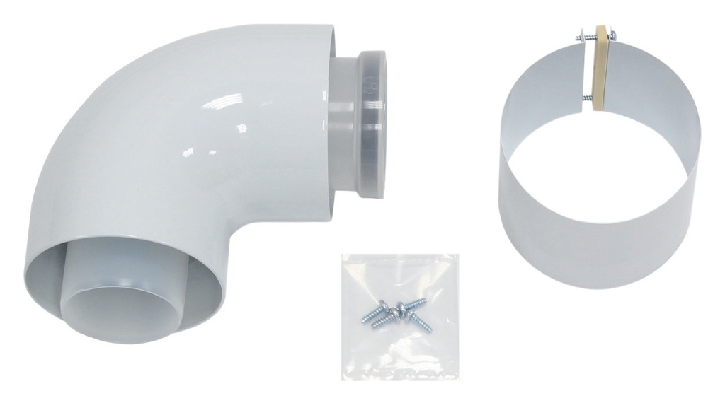 GlowWorm Flue 100 Bend 90° 20257009