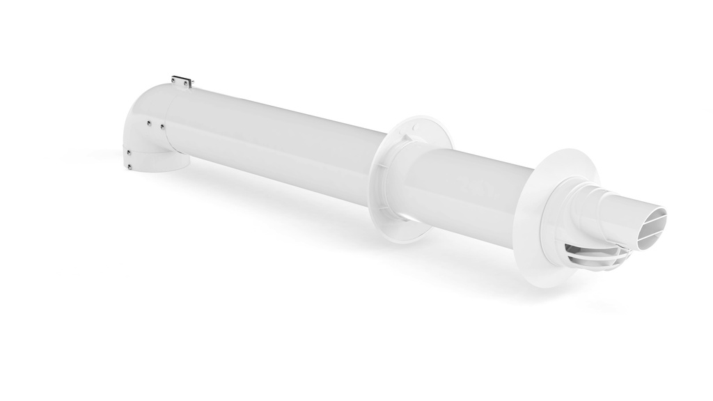 [174VLF42] Vaillant Flue 100 Horiz LONG 1.7m STD FLUE 10039327   