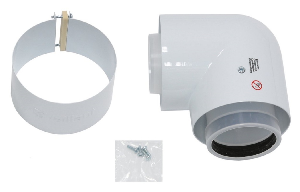 [174VLF4B] Vaillant Flue 100 Elbow 90° 303910