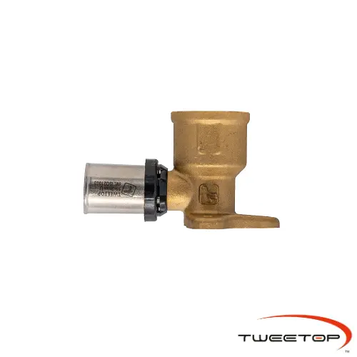 AL.U-Press 16 Wallplate Elbow TT