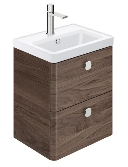 Meo 5oo Unit Drw2 Warm Walnut