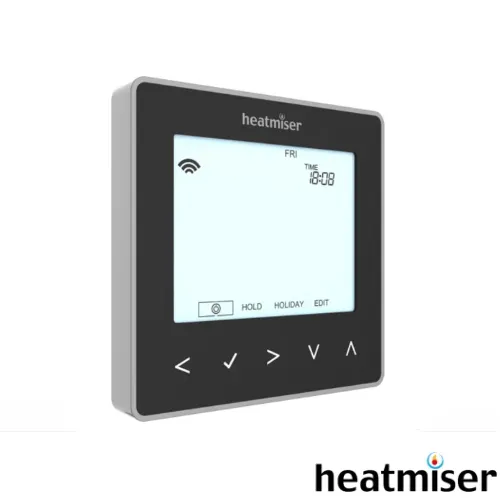 [20PRHNeoHwB] Heatmiser neoStat-HW🕐Black - Hot Water Timer