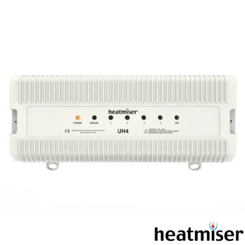 [20WCUH4] Heatmiser UH4 4 Zone Wiring Centre