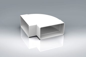 [21D1BH] Duct1 110x54 Bend 90°Horizontal