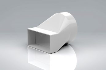 [21D1DL] Duct1 110x54 offset 100 adap