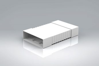 [21D2BF] Duct2 204x60 Bend Flexible