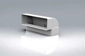 [21D2BV] Duct2 204x60 Bend 90°Vertical