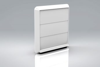 Duct4 100 Gravity Outlet Whi