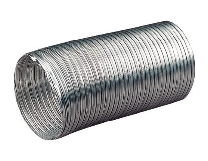 Duct5 125 Allu Semi-Rigit 3m