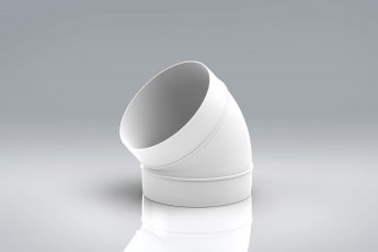 [21D5BB] Duct5 125 Bend 45°