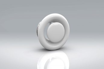 Duct5 125 ExTract vent Metal White - MW124