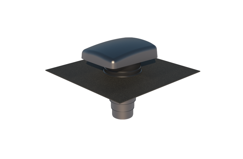 [21DMVHR.RV.Ant] 5 in 1 Ventilating Roof Tile Vent Anthracite 1RVVENT5IN1