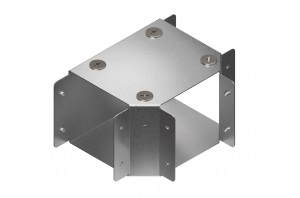 [22MB22F] MB Trunking 50mm Tee Flat