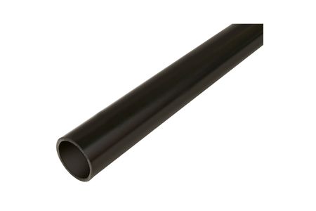 [22RB253m] Conduit 25mm 3m Round Black