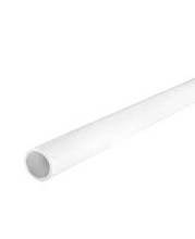 [22RW253m] Conduit 25mm 3m Round White HVY