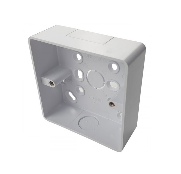 Pattress 1g 44mm CutOut=Ø20, T25.16 SFR1/44