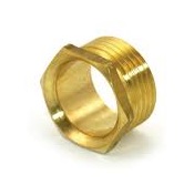 [24GBM25S] Brass Bush Male 25mm Short