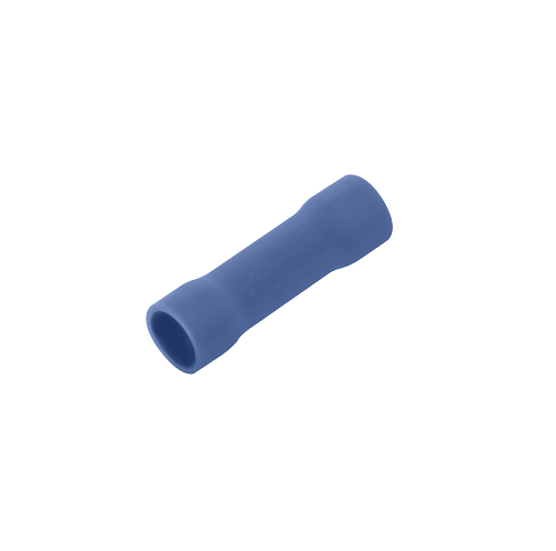 [24JCLCB25] Crimp Lug Butt 2.5mm Blue 100pc QBB