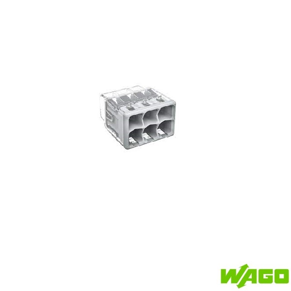 [24JCWP3406] WAGO Push-Wire 6w Grey Connector 32a 2773-406