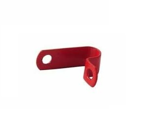 [24KJF8.WH] Cable Clip 8mm Red Fire Pk50 RCHL32