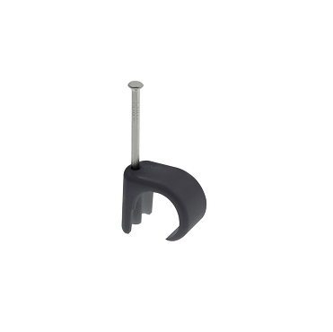 [24KU7B] Cable Clip 7-10mm Black 100pc QRC7