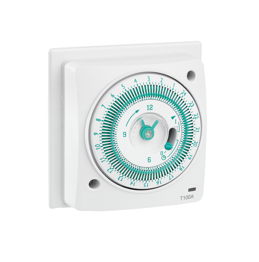 [24TM.1gBoxFit] TimeSw 16a Mech 24h 1g BackBox TC24m-T100a