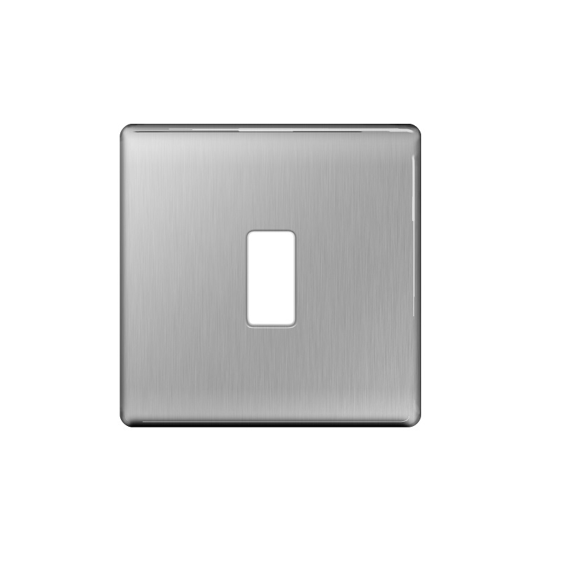 [25BCSc.Gp11] Bg Scr.Less Grid Plate 1g BruSteel RFBS1-01