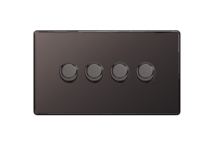 Bg Scr.Less Dimmer 4g LED 50w BNickle FBN84-01