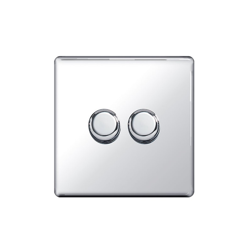 Bg Scr.Less Dimmer 2g 50w PChrome FPC82-01